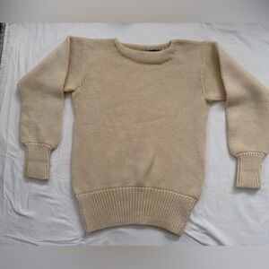 Vintage Polo by Ralph Lauren Cream Crew Neck Sweater